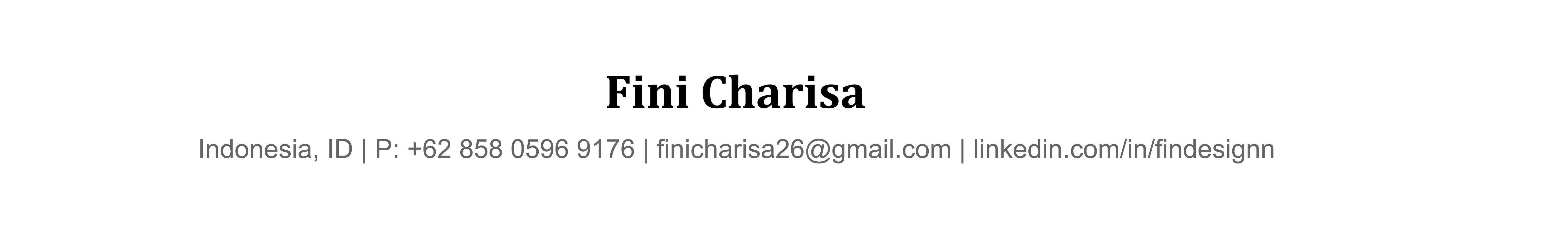 Contact Information Examples